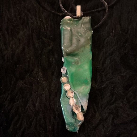 Impactful Unique Rare One of a Kind Handmade Necklace - Picture 1 of 14